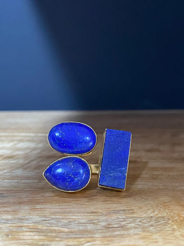 Gold Luxe - Natural Stone Ring #5