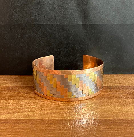 Taboo Fashion - Copper/Brass Cuff #2