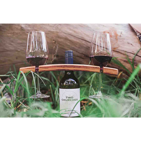 Winestains - Bottle & Glass Holder