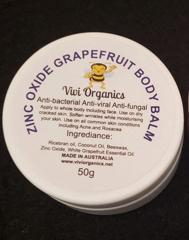 Vivi Organics - Body Balm - Zinc Oxide & Grapefruit