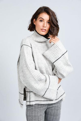 Brave & True - Whistler Knit - Grey Marle