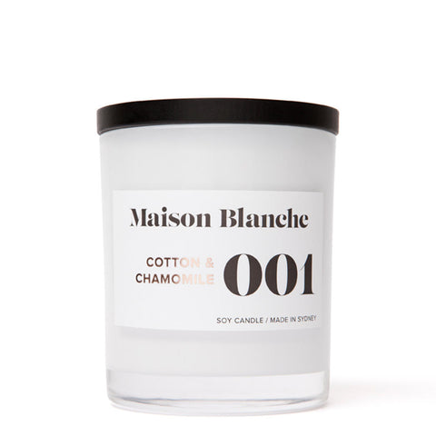 Maison Blanche - Large Candle - Cotton & Chamomile