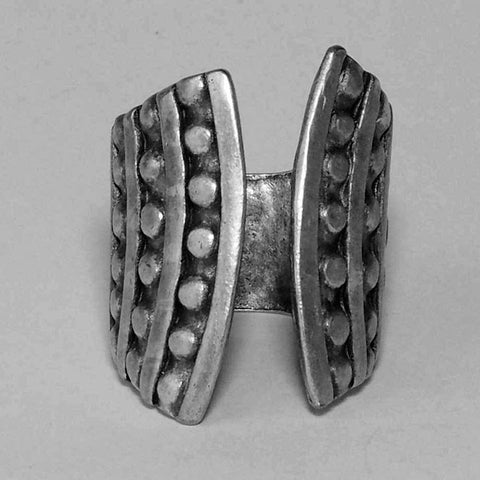 Gypsy Split Ring - Turkish Silver