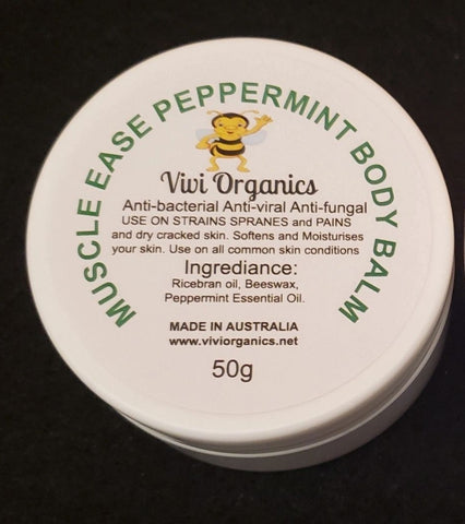 Vivi Organics - Body Balm - Muscle Ease Peppermint