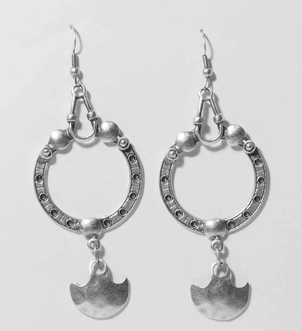 Earrings 5227 - Turkish Silver