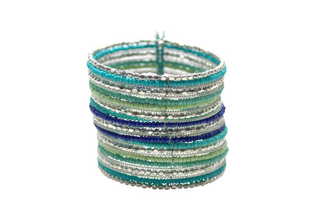 Beaded Cuff - Turquoise