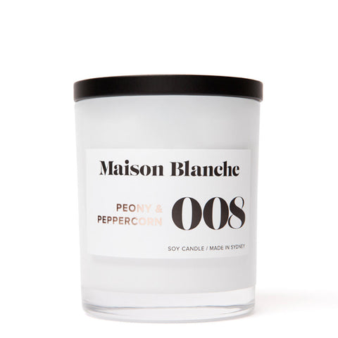 Maison Blanche - Large Candle - Peony & Peppercorn