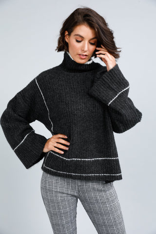 Brave & True - Whistler Knit - Charcoal